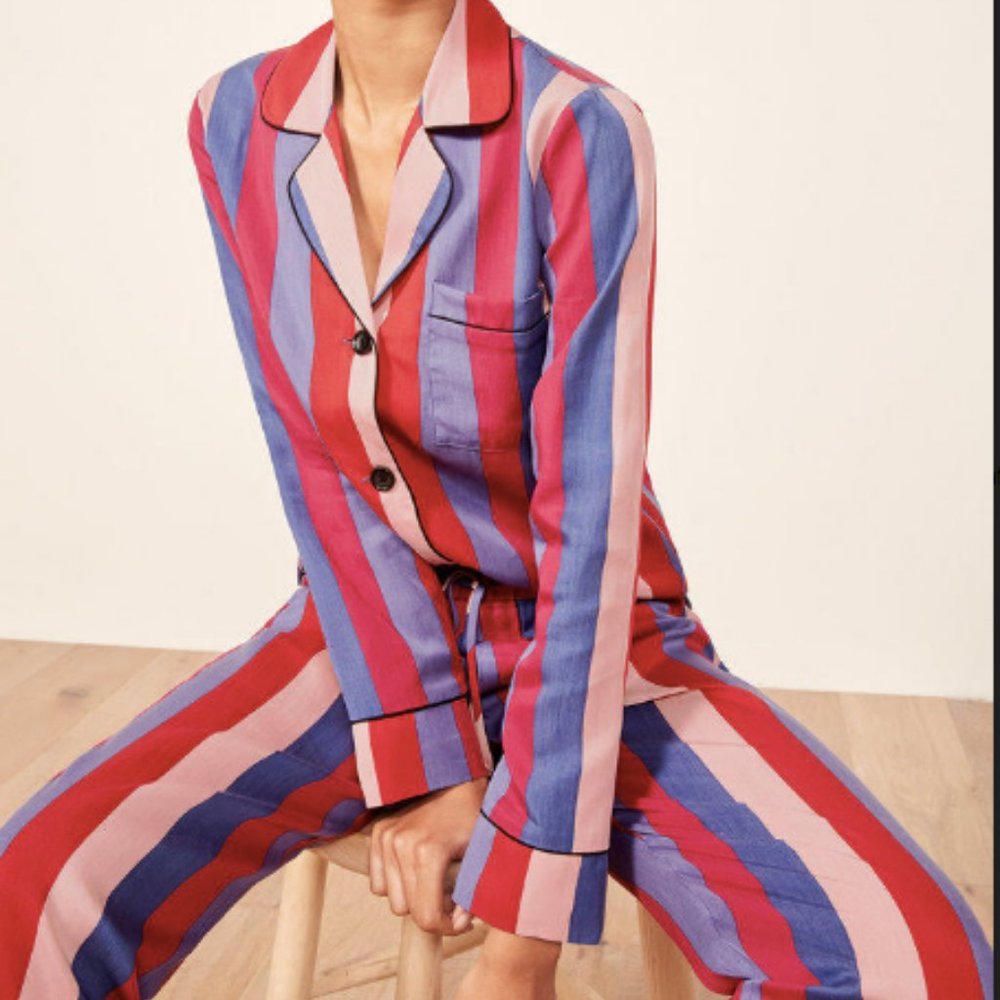 Pajama set button-up